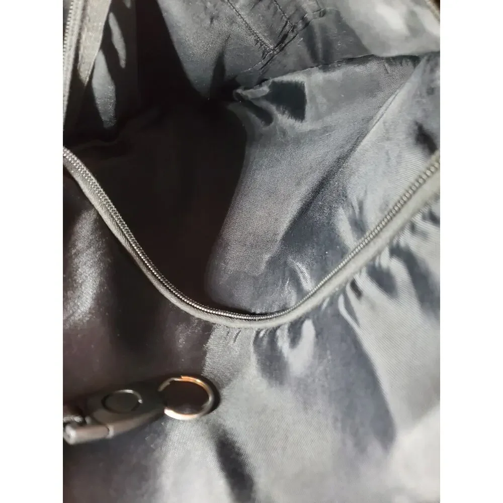 Yamtion Backpack Black Travel Laptop Bag Men Unisex School College Bookbag Used